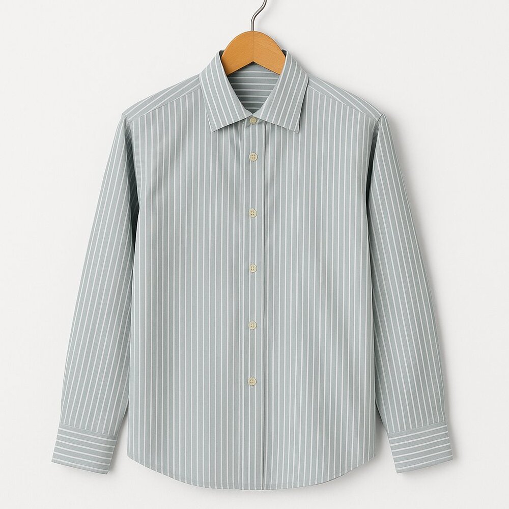 Banana Republic Classic Fit 100% Cotton Striped Dress Shirt – Men’s Large 16-16. - Picture 2 of 8